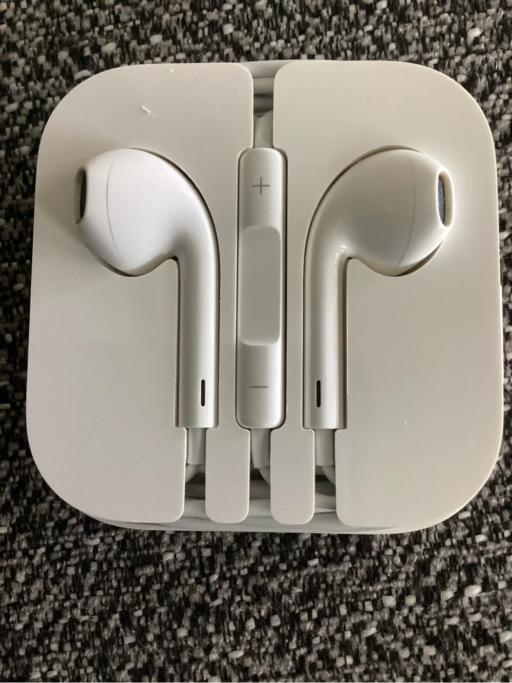 TWO Apple iPhone Wired Earbuds with Stereo Plugs + Apple Stickers - New!